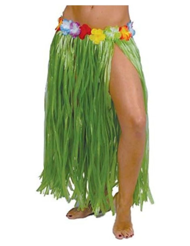 Falda Hawaiana 60cm verde pistacho | Ducaval | Envías 24/48 horas 