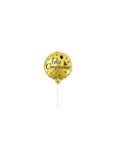 Vela feliz cumple globo oro  | Ducaval | Envías 24/48 horas 