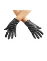 Guantes lentejuelas negros adulto  | Ducaval | Envíos 24/48 horas