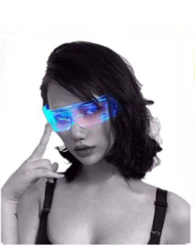 Gafas con luz led ciberpunk | Ducaval | Envías 24/48 horas 