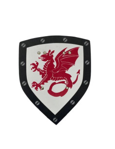 Escudo goma eva dragon rojo 5x30x1 | Ducaval | Envías 24/48 horas 