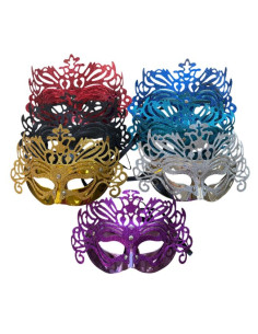 Antifaz glitter surtido  | Ducaval | Envíos 24/48 horas 