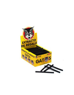 Regaliz gatos L 200 unidades  Disfraces Ducaval Envios 2448 horas
