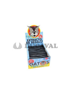 Regaliz gatos L light 200 u.  Disfraces Ducaval