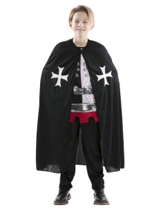 Capa medieval negra infantil | Ducaval | Envíos 24/48 horas