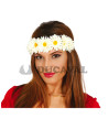 Diadema flores blancas  Disfraces Ducaval