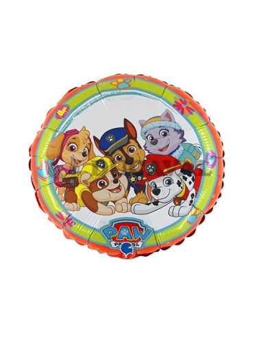 Globo foil Pawsome PATRULLA CANINA 46cm