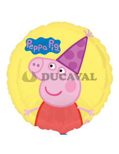 Globo foil figura Peppa Pig 45cm  Disfraces Ducaval