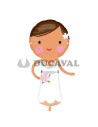 Globo foil figura novia