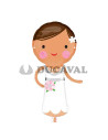 Globo foil figura novia