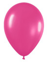 Globo látex metalizado fucsia 12.5cm 100 unidades