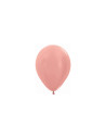 Globo látex metalizado rosa dorado 12.5cm 100ud | Ducaval | Envíos 24