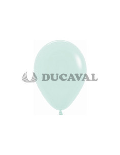 Globo látex verde pastel 12.5cm 100ud. Ducaval envios 24/48horas