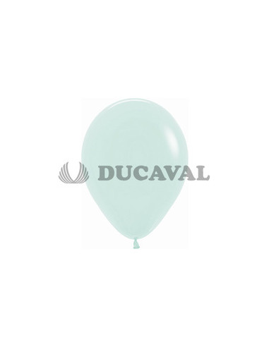 Globo látex verde pastel 12.5cm 100ud. Ducaval envios 24/48horas