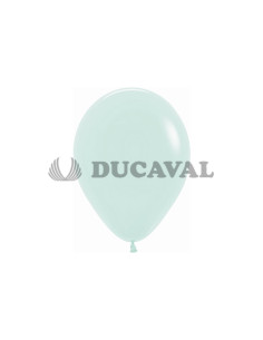 Globo látex verde pastel 12.5cm 100ud. Ducaval envios 24/48horas
