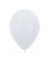 Globo latex satinado blanco 12,5cm 100ud | Ducaval | envios 24/48 hor