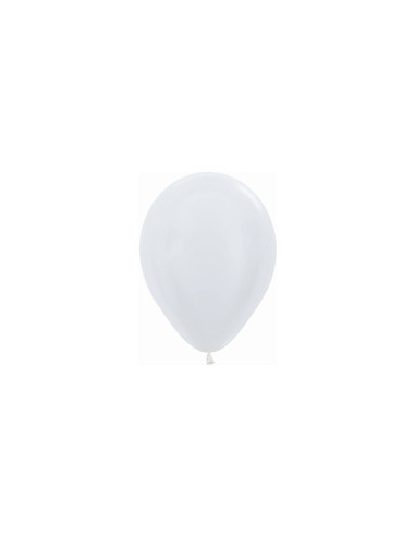 Globo látex satinado perla 12.5cm 100ud | Ducaval | Envíos 24/48 hora