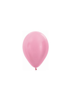 Globo látex satinado rosado 12.5cm 100ud | Ducaval | Envíos 24/48 hor