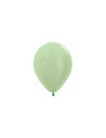 Globo látex satinado verde 12.5cm 100ud | Ducaval | Envíos 24/48 hora