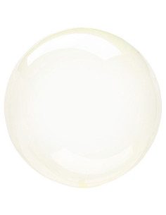 Globo círculo cristal amarillo 18" 45cm