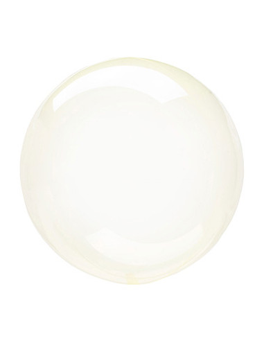 Globo círculo cristal amarillo 18" 45cm