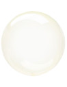 Globo círculo cristal amarillo 18" 45cm