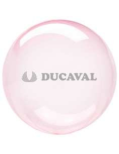 Globo círculo cristal rosa fuerte 18" 45cm 