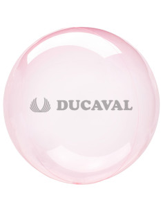 Globo círculo cristal rosa fuerte 18" 45cm 