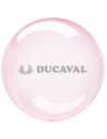Globo círculo cristal rosa fuerte 18" 45cm 