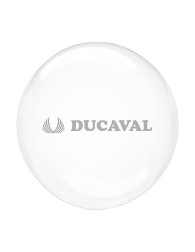 Globo círculo cristal transparente 45cm