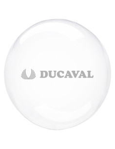 Globo círculo cristal transparente 45cm