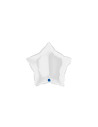 Estrella blanca foil 18"| Ducaval | Envíos 24/48 horas