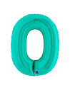 Globo Numero 0 Tiffany 40" | Ducaval | Envíos 24/48h