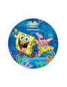 Platos Bob esponja 23 cm 8 unidades