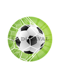 Platos Futbol 23cm 8U | Ducaval | Envíos 24/48h