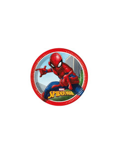 Platos de Spiderman 23cm 8u. | DUCAVAL | Envíos 24/48h