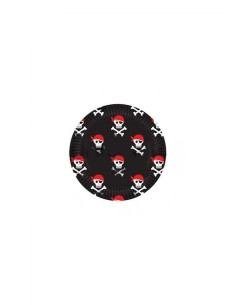 Platos  Piratas 18cm  8u | DUCAVAL | Envíos 24/48h