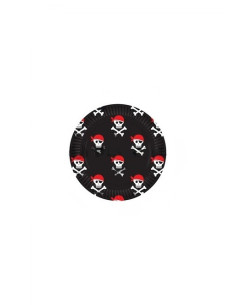 Platos  Piratas 18cm  8u | DUCAVAL | Envíos 24/48h