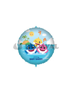 Globo foil Baby Shark 18" 46CM