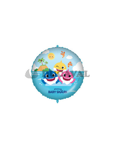 Globo foil Baby Shark 18" 46CM