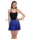 Falda vuelo azul