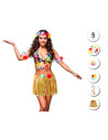 Conjunto Hawaiano con falda de colores 5p | Ducaval | Envíos 24/48 ho