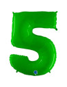 Globo numero 5 verde lima | Ducaval | Envíos 24/48h