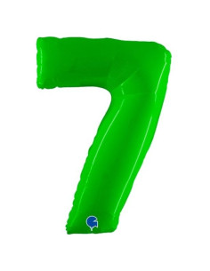 Globo numero 7 verde lima | Ducaval | Envíos 24/48h