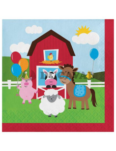 Servilletas  Granja 33cm