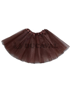 Tutú en color marrón de 45cm | Ducaval | Envíos 24/48h