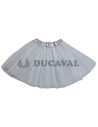 Tutú en color plata de 45cm | Ducaval | Envíos 24/48h