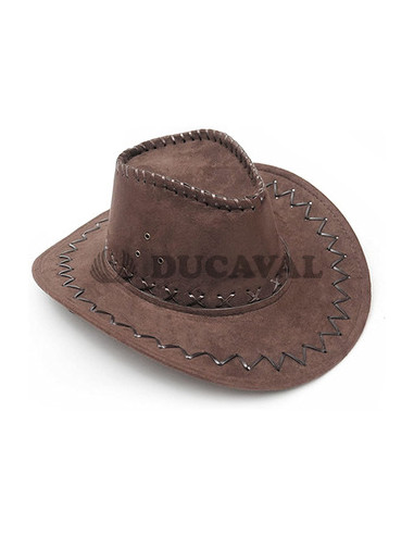 Sombrero vaquero marron claro infantil