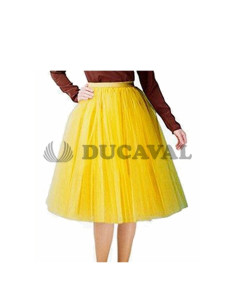 Tutú en color amarillo 60cm | Ducaval | Envíos 24/48h