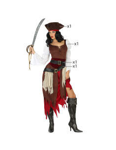 Disfraz pirata mujer  Disfraces Ducaval 2448 h envios